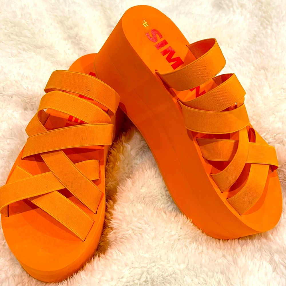 Simon Miller Foami Sandal in Orange